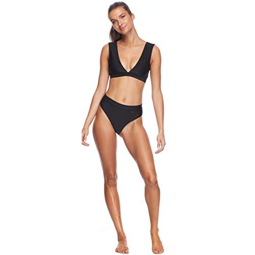 Body Glove Women's Standard Smoothies Marlee High Waist Solid Bikini Bottom Swimsuit