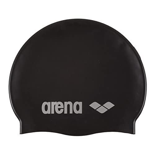 Arena Classic Unisex Soft Silicone Swim Cap for Women and Men, Intensive Training Comfortable Non-Slip Long Hair Swimming Hat