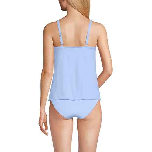 Lands' End Women's Tulip Hem Tankini Top