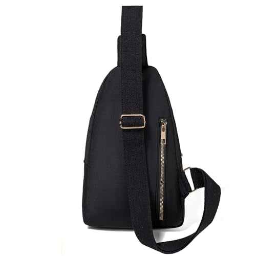 Cross Body Bag Small Sling Bag Crossbody Bags for Women Trendy Fanny Pack Sling Backpack - Black