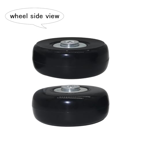 2 Inch Luggage Wheel Replacement Kit with Rubber Casters and Axles