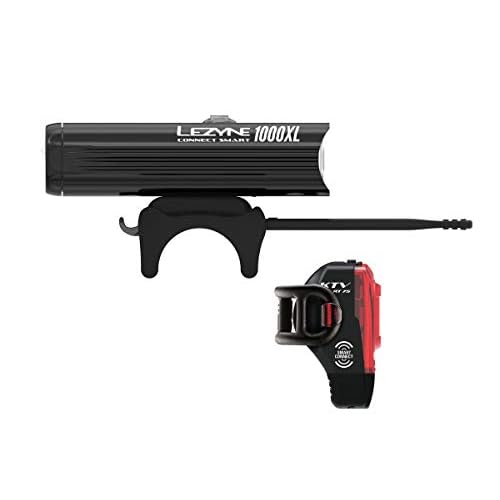 Lezyne Connect Smart 1000Xl + Ktv 75 Smart Light Pair Black, One Size