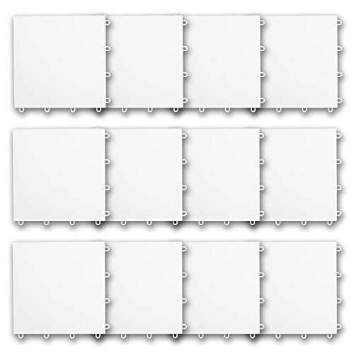 Franklin Sports Synthetic Ice Hockey Shooting Pad - Fake Ice Dryland Tiles for Shot Training Stick Handling Skills Practice - Hockey Training Equipment - 4' x 3' Feet