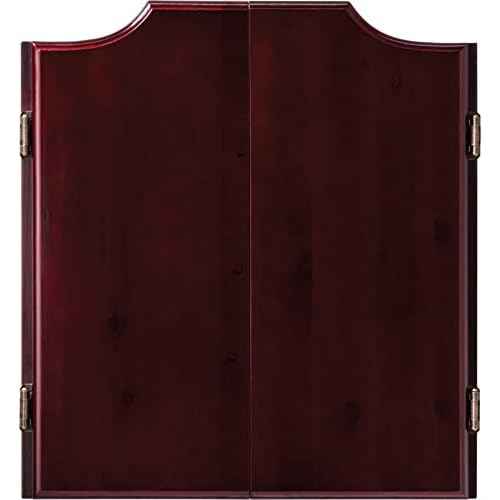Viper Hudson Sisal/Bristle Steel Tip Dartboard Cabinet, Mahogany Finish