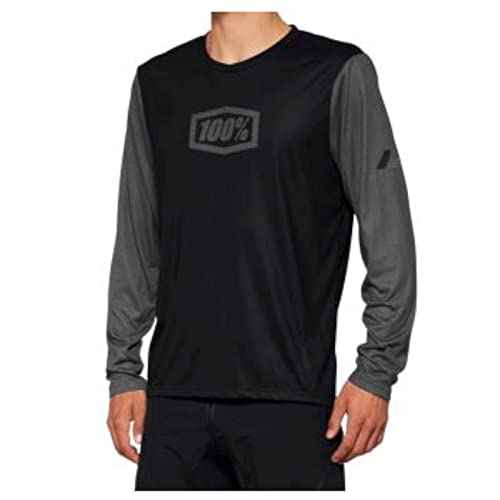 100% Airmatic Mountain Biking Jersey - All Mountain Riding Apparel Black