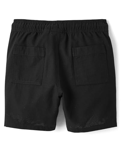 Kids' Quick Dry Air Tech Jogger Shorts - Black 10 - Children's Place