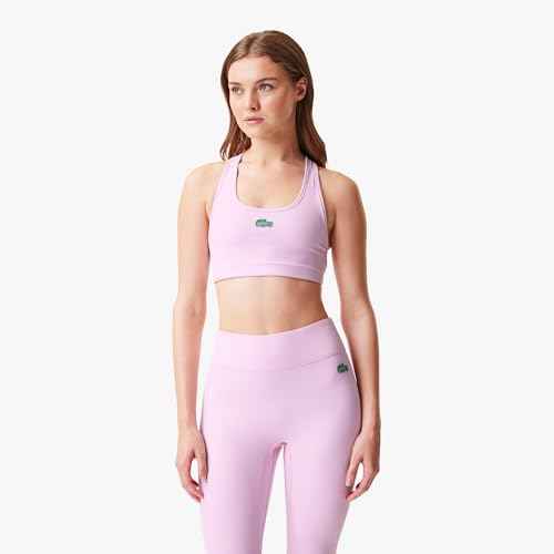Lacoste x Bandier Women's Ribbed Sports Bra