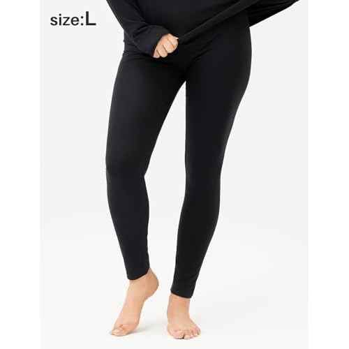Long Johns for Women - Thermal Leggings for Women, Fleece Lined Base Layer Pants for Cold Weather Underwear Bottoms