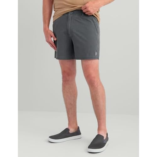 HUK Men's Next Level Camp 6" Performance Fishing Shorts, Lightweight, Quick-Dry, Elastic Waistband