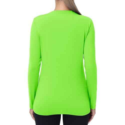 isnowood Women's Sun Protection Long Sleeve Shirts, UPF 50+ UV Swim Rash Guard Shirt, Lightweight Workout Hiking Running Tops