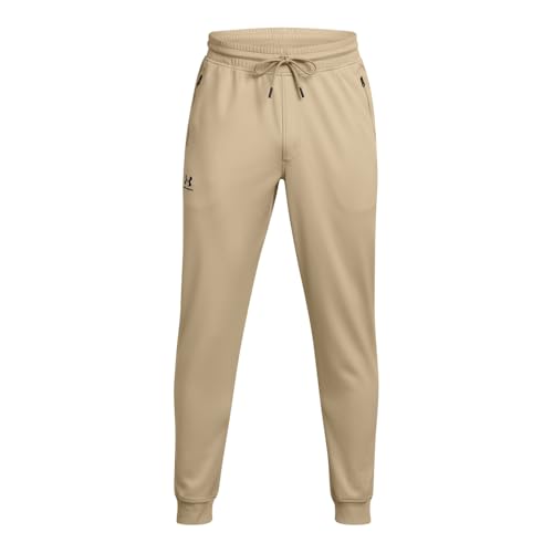 Under Armour Men's Sportstyle Tricot Jogger X-Large City Khaki & Black