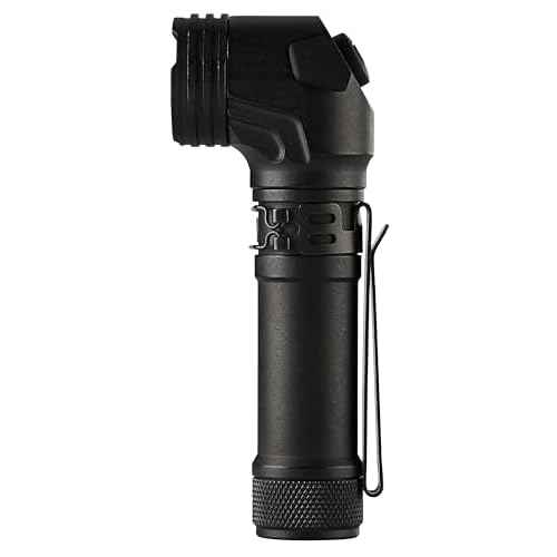 Streamlight 88094 ProTac 90X 1000-Lumen Right Angle Compact Multi-Fuel Tactical EDC Flashlight Includes Non-Rechargeable Batteries and Holster, Black