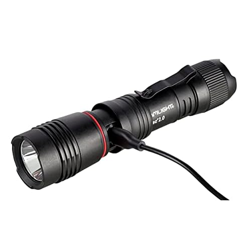 Streamlight 89000 ProTac 2.0 2000-Lumen 17300-Candela Rechargeable Tactical LED Flashlight with USB C Cable, and Holster, Box, Black