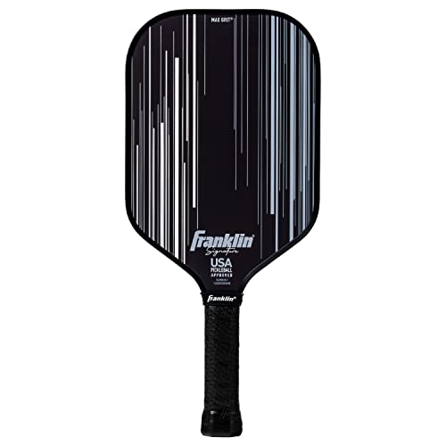 Franklin Sports Pro Pickleball Paddles - Signature Series Pro Pickleball Paddle with MaxGrit Surface - USA Pickleball (USAPA) Approved Tournament Pickleball Paddles - 13mm + 16mm Polypropylene Cores
