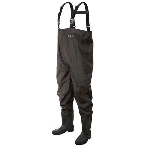 FROGG TOGGS Men's Rana II PVC Waterproof Fishing Bootfoot Chest Wader for Fishing