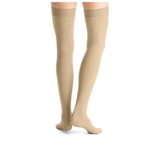 JOBST BSN Medical 115652 JOBST Compression Hose, Thigh High, 15-20 mmHg, Closed Toe, Petite, Small, Natural