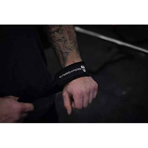 Gymreapers Lifting Wrist Straps for Weightlifting, Bodybuilding, Powerlifting, Strength Training, & Deadlifts - Padded Neoprene with 18 inch Cotton