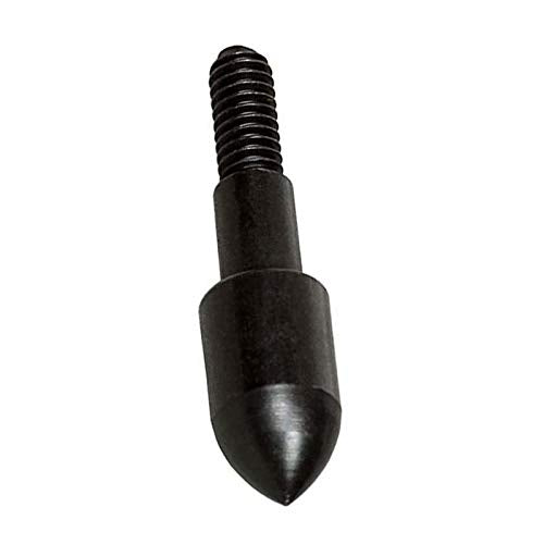 JJZS 12pcs 100 Grain Field Points 5/16 inch Target Practice Crossbow Points Screw in Arrow Tips for Compound Bow and Recurve Bow Hunting Shooting