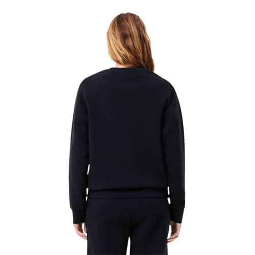 Lacoste Women's Regular Fit Double Face Piqu? Crew Neck Sweatshirt