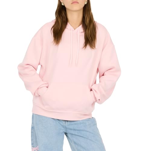 Forever 21 womens Oversized Fleece Hoodie With Kangaroo Pocket