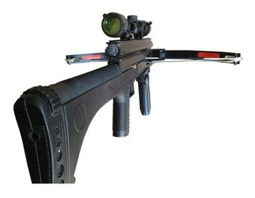 80lbs Steel Ball WT4 Repeating Crossbow with Tactical Package. Includes Flashlight, Scope and Red Beam Aimer