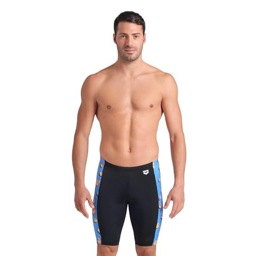 ARENA Men's Performance Ducks Swim Jammer Athletic Swimwear Professional Training Suit