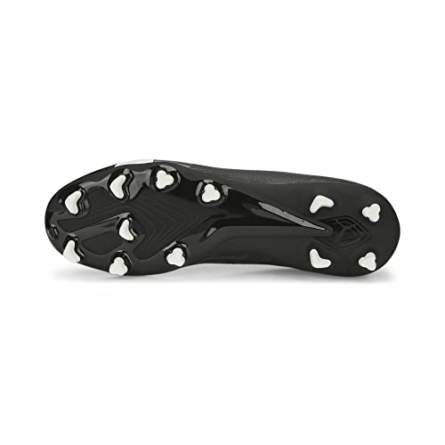 Soccer Cleats Men’s Ultra Play Firm Ground Football Shoes - Black White 9.5