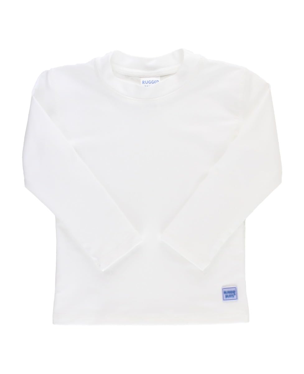 RUGGEDBUTTS Long Sleeve Rash Guard - White - 6