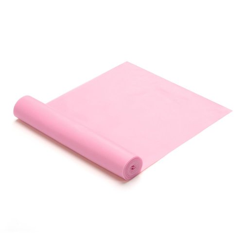 Latex Resistance Bands for Yoga & Fitness, High Elastic Anti Break Stretch Bands, Full Body Workout Bands for Home Gym, Pink, 59 * 5.9 * 0.01In
