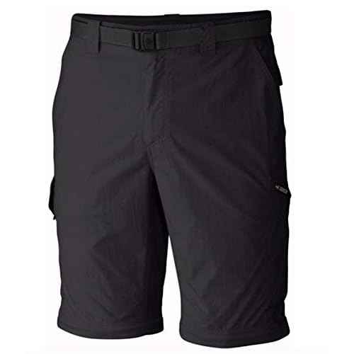 Columbia Mens Kestrel Trail Omni-Wick UPF 50 Shorts (32/Ins 10", Black)