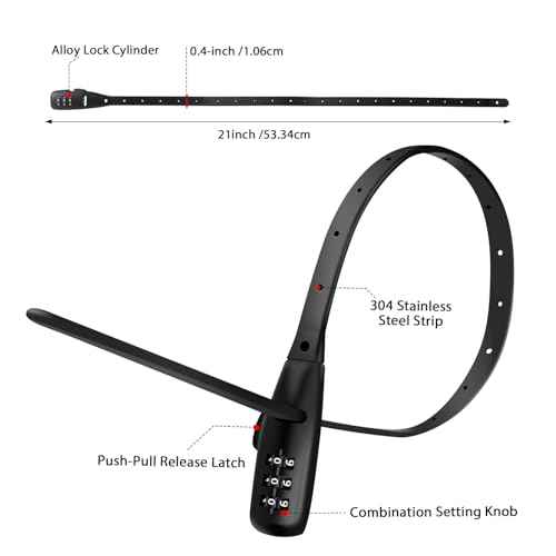 Zip Tie Lock Adjustable Cable Lock for Kids Bike, Fridge, Scooter, Bike Rack, Cabinets, Drawers, Gates, Fences, Helmet,Toolboxes, Lightweight Bicycle Lock, 2 Pack (Black)