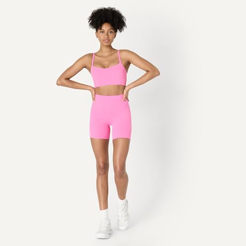 Women's Active FormFlex Sports Bra - Pink, Medium, Removable Cups