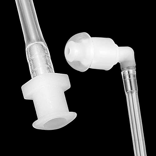 Acoustic Coil Tube 20-Pack Replacement Earpieces for Walkie Talkies