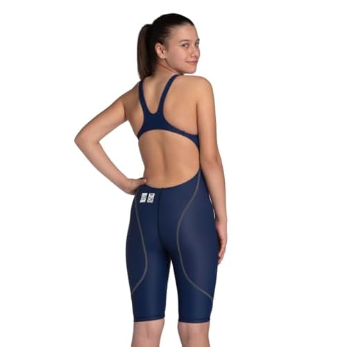 ARENA Powerskin ST Next Eco Open Back Tech Swimsuit Junior Girls Competitive Racing One Piece Kneeskin Competition Swimwear
