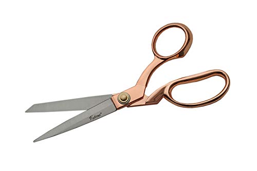 Heavy-Duty Fabric Tailor Scissors 8.5 Inch with Rose Gold Handle