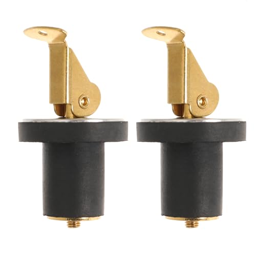 Boat Drain Plug Brass Marine Twist Rubber Deck Plug 5/8 Inch - Nautical Accessories