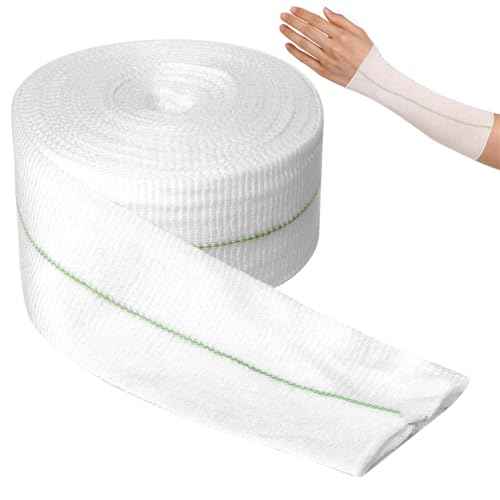 Tubular Elastic Sport Bandage 2inch x 32.8 Feet Reusable Sleeve Stretch Dressing Retainer Gauze Stockinette Tubing for Arm Knees Legs