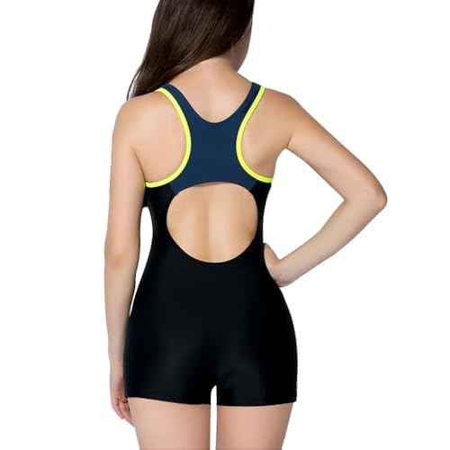beautyin Swimsuit Women Boyleg One Piece Water Aerobic Competitive Bathing Suit