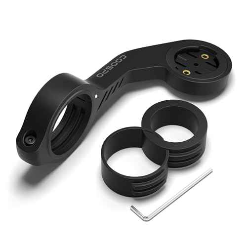 CooSpo Bike Computer Out Front Mount MT5, Compatible with Garmin, Bike Computer Mount Adapter for Handlebar 25.4mm/31.8mm