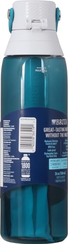 Brita 26 oz Hard-Sided Water Bottle with Filter – Sea Glass (Sea Glass+26 Oz)