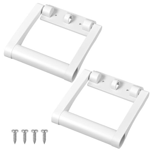 2 Pcs Plastic Cooler Handles for Igloo 25-72 Qt - White Replacement Kit