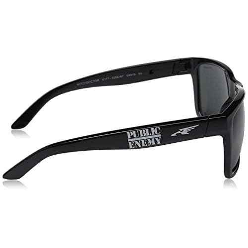 ARNETTE Witch Doctor An4177-20 2258/87 Sunglasses Gloss Black Frame 59mm w/Grey Lens