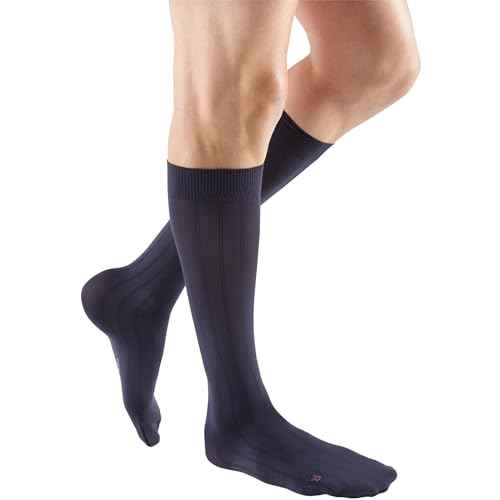 mediven for Men Classic, 20-30 mmHg ? Calf High Compression Stockings, Closed Toe Leg Circulation for Men, Compression Dress Socks, Leg Support Compression Coverage