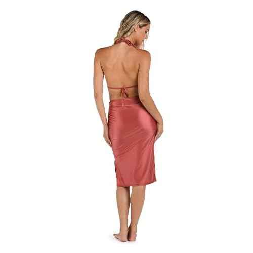 La Blanca Womens Midi Skirt Swimsuit Cover UpSwimwear Cover Up