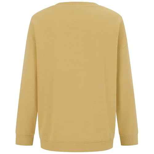 Billabong girls Long Sleeve Pullover Crewneck Sweatshirt, Soft French Terry Fleece, Relaxed Oversized Fit