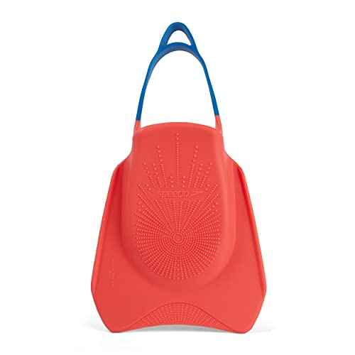 Speedo 808766F960S Biofuse Fitness Fin Fluro Tangerine/Pool Blue/Blue Flame S