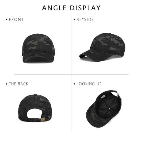 Baseball Caps Hats for Men Women Dad Hats Ballcaps Adjustable Unisex Plain Caps