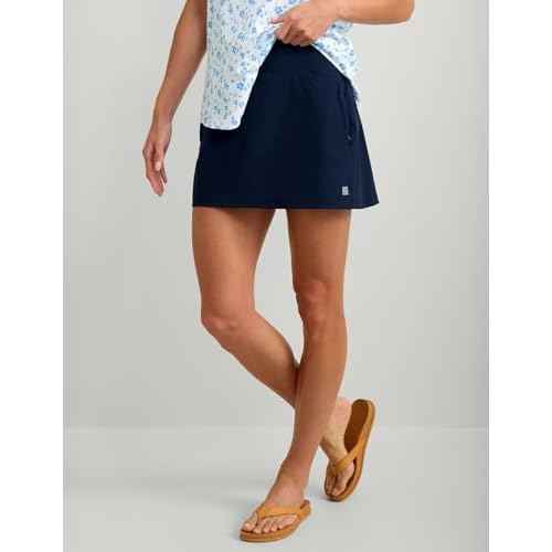 HUK Womens Tide Point Performance Skort +30 UPF Sun Protection Skirt