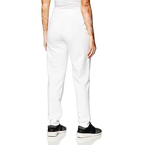 Champion Women's Powerblend Jogger, White-y07459, Large