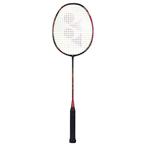 YONEX Astrox 99 Play Graphite Strung Badminton Racket with Full Racket Cover (Cherry Sunburst) | for Intermediate Players | 83 Grams | Maximum String Tension - 28lbs